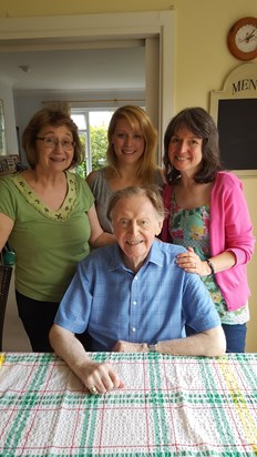 Rod at home with the girls on 30 July 2016