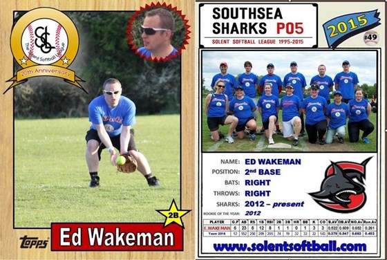 Ed Wakeman - Southsea Shark Softball Club