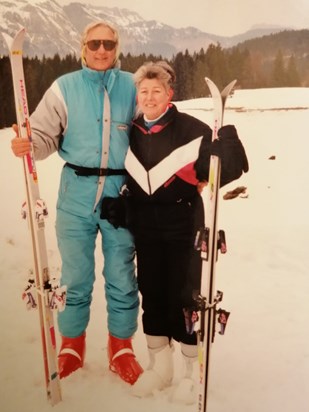 Colin & Brenda took up Skiing in their 50s !