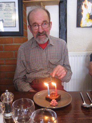 'They seem to have mislaid 78 candles!'