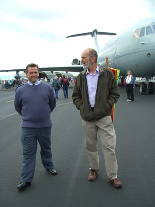 Martin with Paul at RAF Marham's Family Day