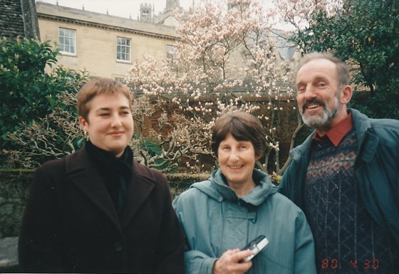 Visiting Liz in Oxford - 2000