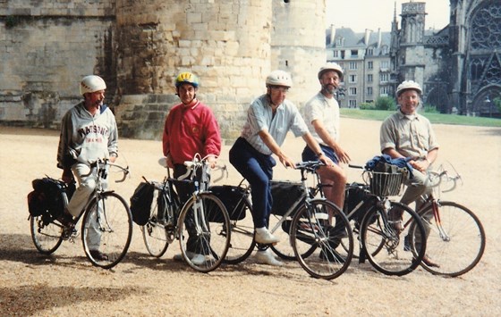 First France Cycling trip, Normandy - 1992