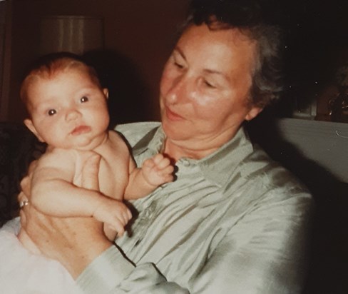1st Canadian granddaughter,  July 1980