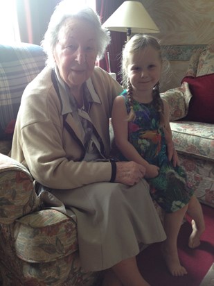 Freda and Catherine in Whetstone. September 2015