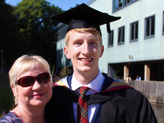 Mum at Adam's Graduation