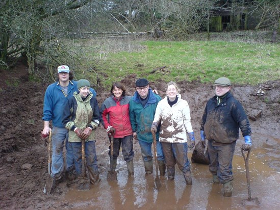 National Trust BA Team - Tyntesfield Pond Clearing! 2008