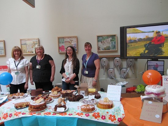 MNDA Cake Stall & Raffle at National Trust Heelis Office - We raised £630!! 13th June 2012