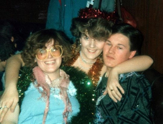 Aged 18   New Years Eve party at The Stone  1986