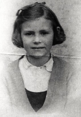 3 Frances approx 8yrs old 1945
