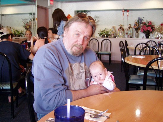 Grandpa Bob with Cassidy