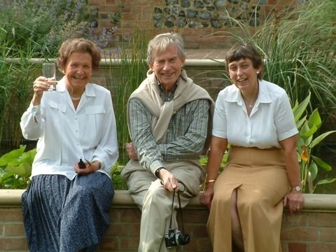 2003 Susan with her Uncle John and Aunt Irene (cousin John’s mother) at cousin Kathy’s party