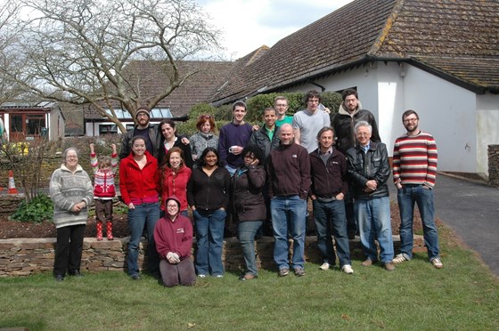 David with colleagues and MSc students in April 2010 at the Parasitology/Entomology Field Course in Slapton, Devon. 