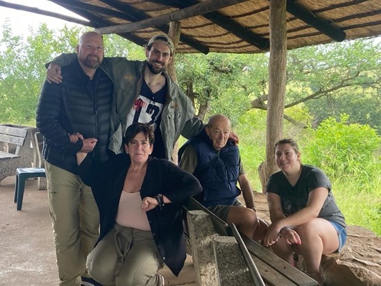 Grandads first safari in South Africa