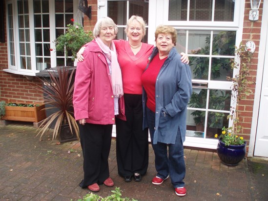 Jill with Sue Wickes and Carole Farr