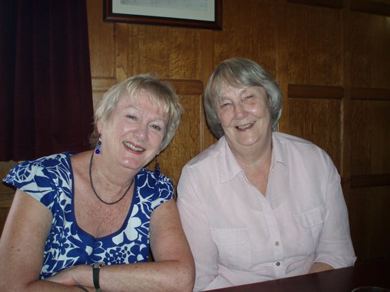 Sue Wickes with Jill