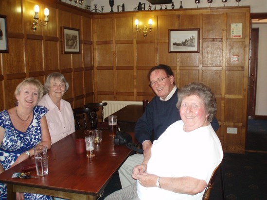 Jill with Sue Wickes, Ann and John Taylor