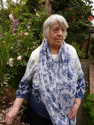 Judith Ann in our garden June28th 2015