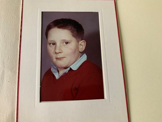 Tony's primary school photo