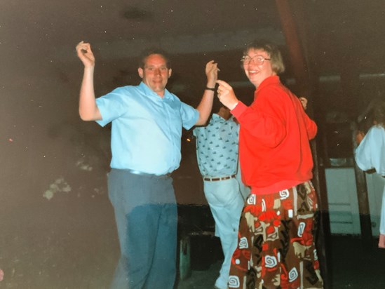 Dancing in the evening in Turkey