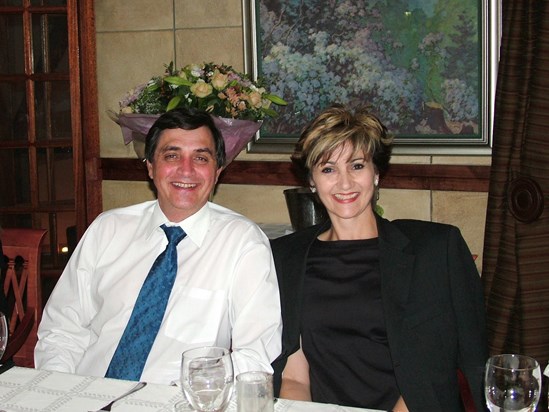 Johan & Santie at my Farewell in 2008