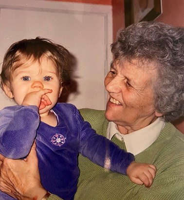 Nan and little Katie-May