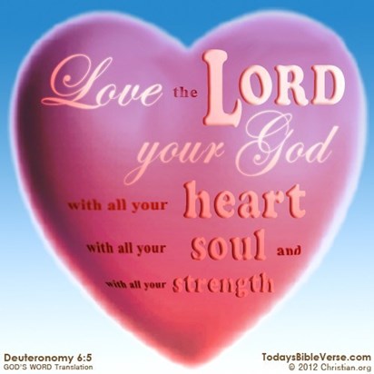 love the lord, trust the lord with all our hearts and soul
