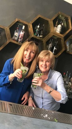 Cocktail time at Hannah’s hen party September 2018