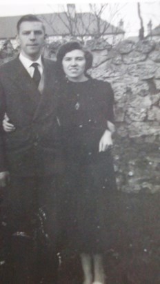 Val and Dennis in 1958