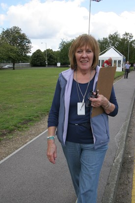 Jill working at Ford Warley - organising the bring your vehicle to work day for staff - 2011