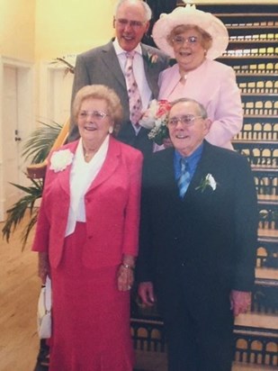 My Beautiful Auntie with her sister Joan and brother Fred