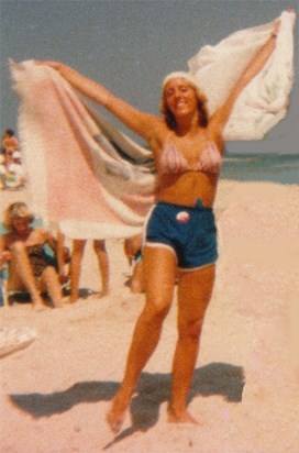 Val-teenager at the beach-the wings of her spirit live on