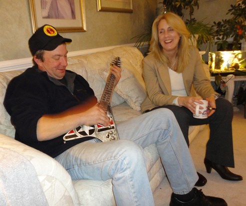 2011-01-08 Xmas in NJ- Val with Guitar Strumming Roy