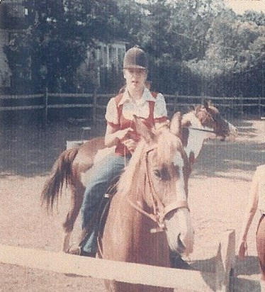 Horse training; her love of horses solidified into owning 2