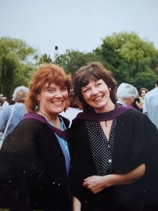 Celebrating graduation Loughborough 1996