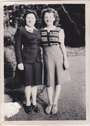 Jean and Pat 1947