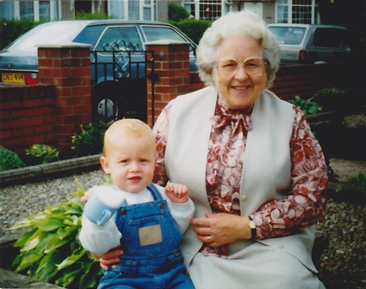 Jean with Great Grandson Cameron