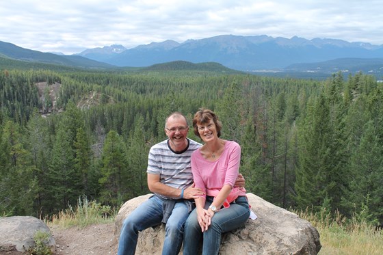 Penny and I in the Rockies July 2015 - Our best holiday ever xx