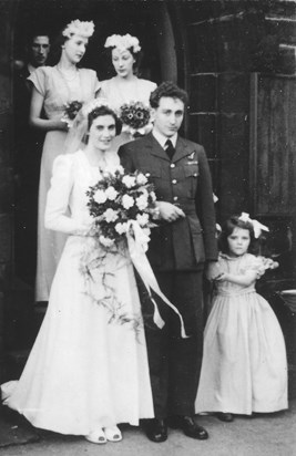 Ken and Mabel's Wedding in Sheffield 1948