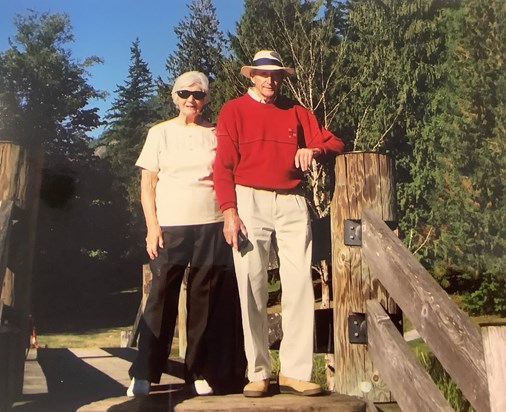 Ken and Mabel in North Vancouver, Canada 2001