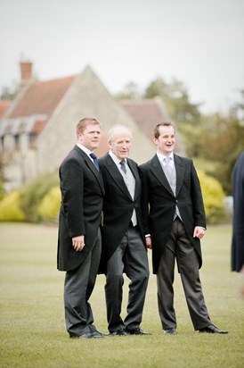 Father and sons 💞 Nick is much loved and missed xx