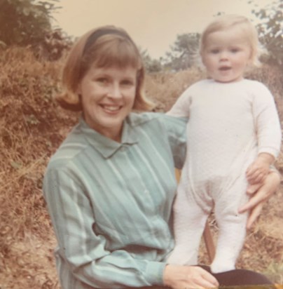 One of our favourite photos, mum. We look really happy to have each another. 