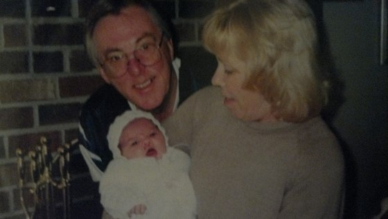 Grandmom, Grandpa, and Gabrielle 1997