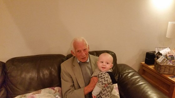 Barry and great grandson Mason 