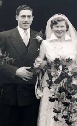 Derek & Brenda's wedding 5th February 1955