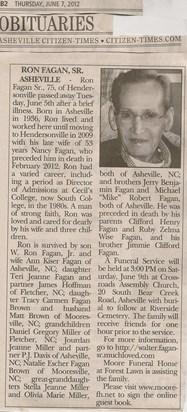 Dad's Obituary Jun 7 2012 Asheville Citizen Times