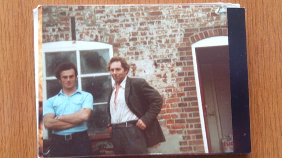 Dad & Micheal at Herringfleet ( on Lunch break about 1977-80)
