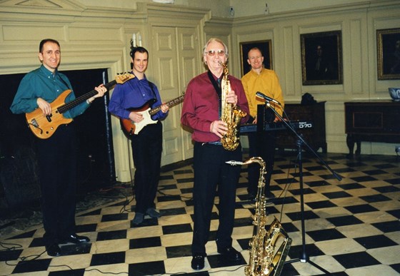 Filming for BBC Songs of Praise in 2000