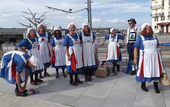 Dancing with Plymouth Maids