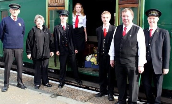 Mothers day at IW steam railway 